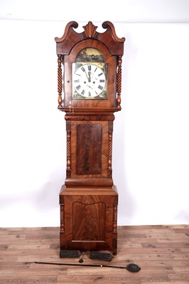 Lot 172 - An early Victorian 8-day mahogany longcase clock