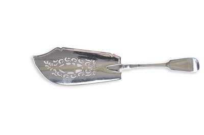 Lot 230 - A William IV provincial silver fish slice