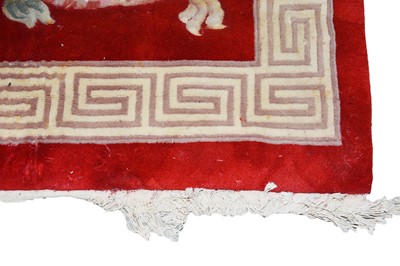Lot 175 - A Chinese carpet