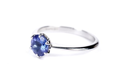 Lot 211 - A Rhapsody tanzanite single stone ring