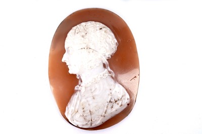 Lot 218 - A Victorian shell cameo