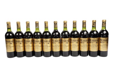 Lot 103 - ﻿Eleven bottles of 1982 Château Cantenac Brown