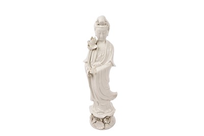 Lot 315 - A 20th Century Chinese Blanc de Chine figure of Guanyin