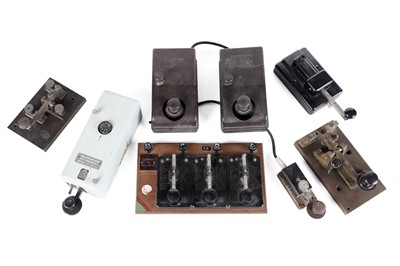 Lot 648 - A collection of Morse telegraph keys