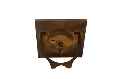 Lot 227 - An Art Deco gilt cased travel/desk clock