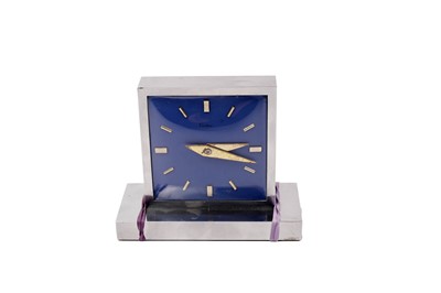 Lot 193 - An Art Deco style Cartier desk clock