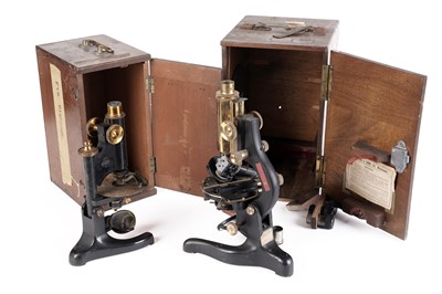 Lot 609 - Two early 20th Century microscopes