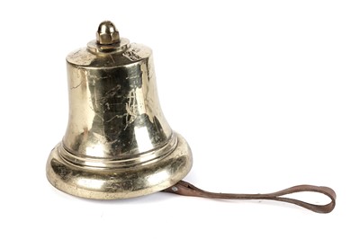 Lot 644 - A mid-20th century ship's cast brass bell