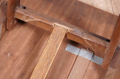 Lot 28 - A Mid Century teak extending dining table and chairs