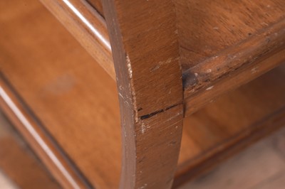 Lot 30 - An Art Deco walnut three-tier tea trolley