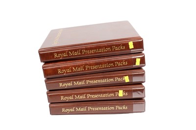 Lot 1352 - Five albums of QEII presentation packs and definitive stamps