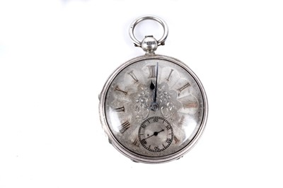 Lot 140 - A Victorian silver open face pocket watch