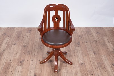 Lot 1 - Starbay: a ‘Rochefort’ desk and ‘Normandie’ desk chair