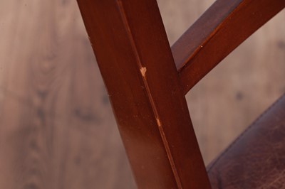 Lot 2 - Starbay: four stained cherrywood ‘Cambridge’ dining chairs