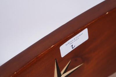 Lot 2 - Starbay: four stained cherrywood ‘Cambridge’ dining chairs