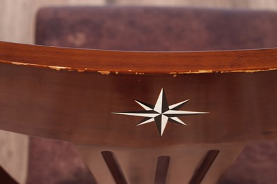 Lot 2 - Starbay: four stained cherrywood ‘Cambridge’ dining chairs