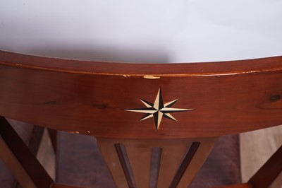 Lot 2 - Starbay: four stained cherrywood ‘Cambridge’ dining chairs