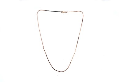 Lot 180 - A 9ct rose gold necklace