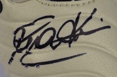 Lot 458 - ﻿A pair of Nike Tiempo FK14 football boots, ﻿unworn, signed by Francesca Kirby