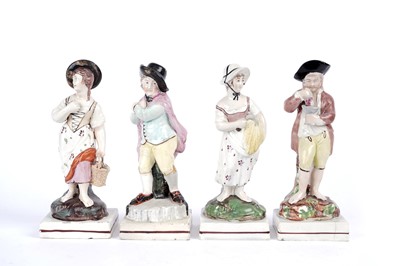 Lot 983 - Four Neale type figures of the seasons