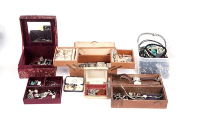 Lot 227 - A selection of costume jewellery and wristwatches