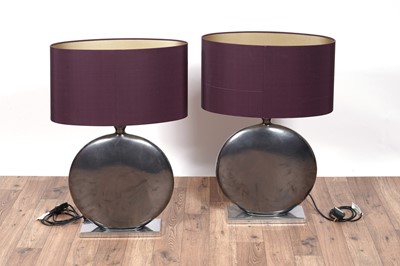 Lot 178 - Heathfield & Co: a pair of ‘Valencia’ contemporary table lamps