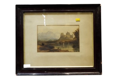 Lot 230 - Thomas E. Clegg - Coastal View with Fishing Boats | watercolour