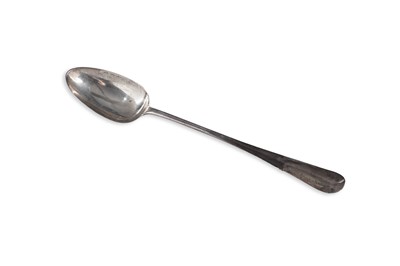 Lot 229 - A George III/IV Irish silver basting spoon