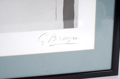 Lot 136 - Georges Braque - Composition au Roi de Coeur | offset lithograph