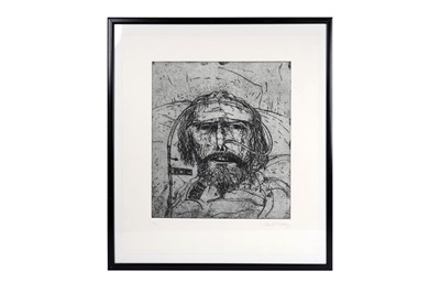 Lot 124 - John Bellany CBE RA - Self Portrait, Addenbrookes | signed etching