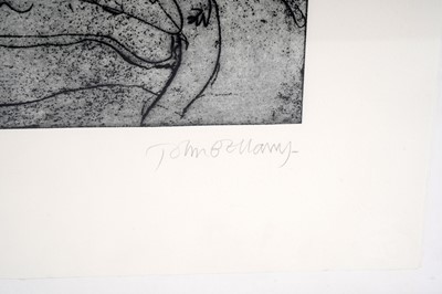 Lot 124 - John Bellany CBE RA - Self Portrait, Addenbrookes | signed etching