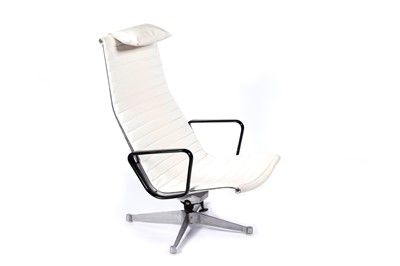 Lot 10 - Charles and Ray Eames – Aluminium Group: a model 684 reclining armchair