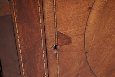 Lot 76 - A 19th Century inlaid mahogany bowfront sideboard