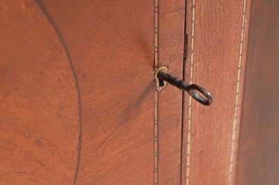 Lot 76 - A 19th Century inlaid mahogany bowfront sideboard