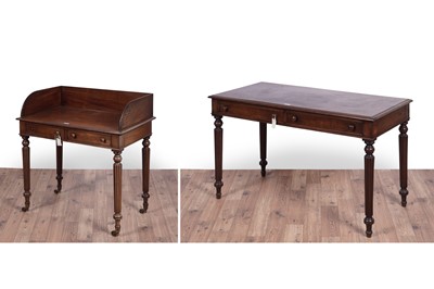 Lot 60 - A Gillows style washstand; and a similar side table