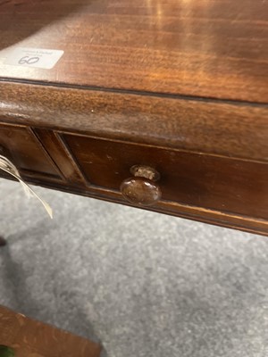 Lot 60 - A Gillows style washstand; and a similar side table