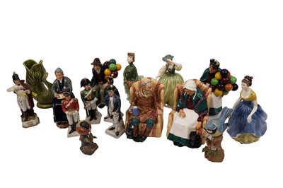 Lot 323 - A collection of Royal Doulton and other figures