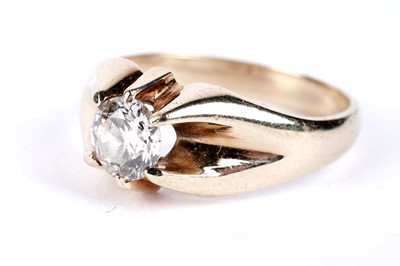 Lot 326 - A diamond single stone ring