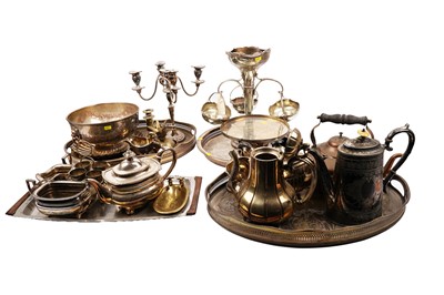 Lot 439 - A large collection of silver plated wares