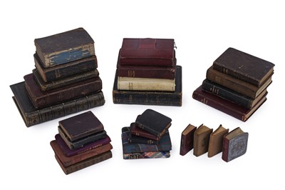 Lot 357 - A collection of 18th Century and later books including some miniatures