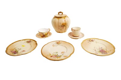 Lot 339 - A collection of Royal Worcester 'Blush Ivory' ceramics; and a Locke and Co teacup