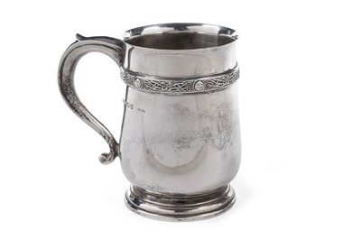 Lot 28 - A George VI silver mug