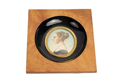 Lot 251 - A collection of 19th Century style miniatures