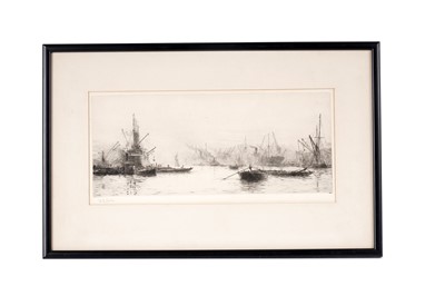 Lot 1570 - William Lionel Wyllie - London Docks | etching