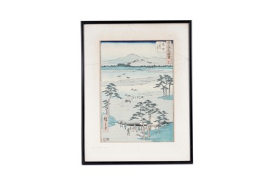 Lot 1579 - Utagawa Hiroshige - Mitsuke | woodblock print