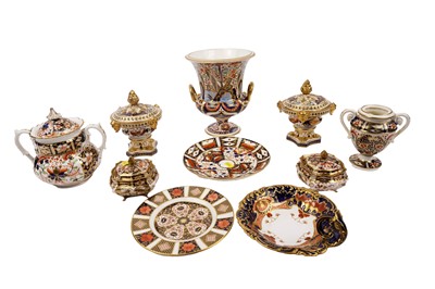 Lot 329 - A collection of 19th Century and later Royal Crown Derby 'Imari' pattern ceramics