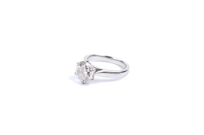 Lot 806 - A single stone solitaire diamond ring