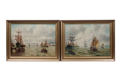 Lot 1065 - Bernard Benedict Hemy - Off the Shore at Shields | watercolour