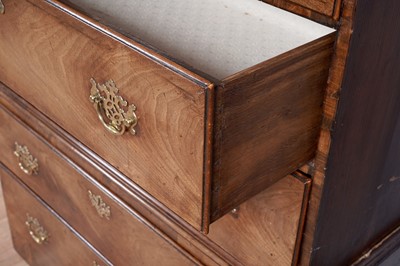 Lot 78 - A George III mahogany chest on chest