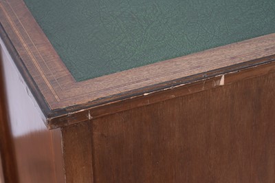 Lot 73 - An Edwardian inlaid mahogany ladies writing desk